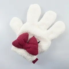 【姫路東店】 中古 gelato pique | ジェラートピケ 手袋 Minnie/ヘアドライグローブ PSGG242809 ホワイト 【136】