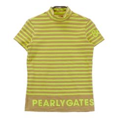 PEARLY GATES ボーダー モックネックシャツ サイズ1 - メルカリ