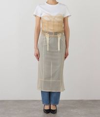 新品未使用 Chika Kisada 25ss TULL LAYERDED DRESS チュール レイヤード ドレス チカキサダ メッシュ シースルー シアー ベージュ