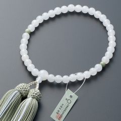 新品未使用品】 京数珠 女性用 約8ミリ ビルマ翡翠 正絹2色房 - メルカリ