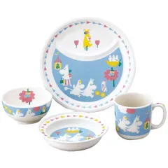 【新品】山加商店 ムーミン お子様食器4ピースセット MM1200-113