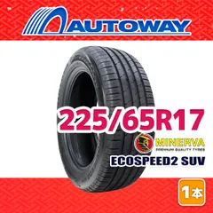 【AUTOWAY】 新品 225/65R17 サマータイヤ MINERVA ECOSPEED2 SUV 17インチ １本売り 夏タイヤ オートウェイ