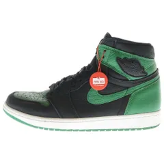 NIKE (ナイキ) AIR JORDAN 1 RETRO HIGH OG PINE GREEN 555088-030 エアジョーダン1 レトロ パイングリーン ハイカットスニーカー ブラック/グリーン US10/28.0cm