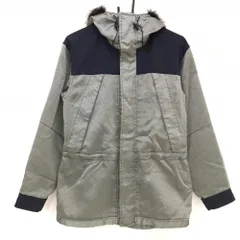 トミーヒルフィガー フード付ジャケット グレー×ネイビー ファー  メンズ XS/XP ゴルフウェア Tommy Hilfiger Golf