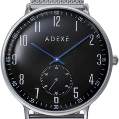 【E356 ADEXE メンズ 腕時計 クォーツ 2045A-06 シルバー】