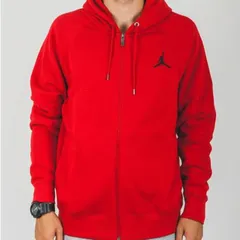 USAモデル NIKE ナイキ AIR JORDAN エア ジョーダン JUMPMAN ジャンプマン ジップアップパーカー 赤