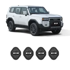 【送料無料】24/25年式トヨタ プラド LC250 専用 ドアロック保護カバー シリコン製 新型ランドクルーザープラド 内装ドレスアップ 4点セット 耐久性抜群CYB624注目の逸品