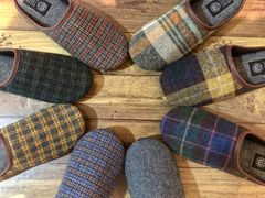 mulberry marche コットンツイード ルームシューズ