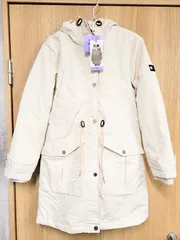 トミーヒルフィガー TOMMY HILFIGER トレンチコート ジャケット フード付き ロゴ XS ベージュ