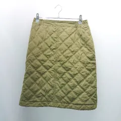 ◇ Sonny Label URBAN RESEARCH リバーシブル ウエストゴム ひざ丈 タイト スカート サイズfree カーキ レディース E  【1308290054390】