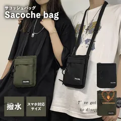 サコッシュ メンズ レディース 撥水 防水 バッグ スマホポーチ スマホ ショルダー バッグ 韓国 ナイロン ボディバッグ 小さめ 鞄 カバン 登