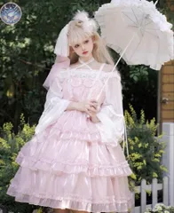 新品 未使用 後ろのリボンがアクセント！可愛いロリータワンピース！女子会やお出かけに♪