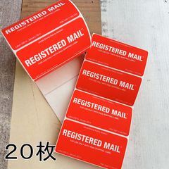 546・Ａ-1115 REGISTERED　アメリカ　ＵＳＰＳ　郵便ステッカー　プライオリティメール　郵便シール　郵政ラベル　シール　発送シール　ラベルシース　海外紙もの　海外ステッカー　ジャンクジャーナル　レター　コラージュ　ラッピング　店舗備品