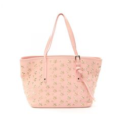 ジミーチュウ JIMMY CHOO トートバッグ SASHA サシャ S GM7F7R ピンク レザー トートバッグ レディース Used B