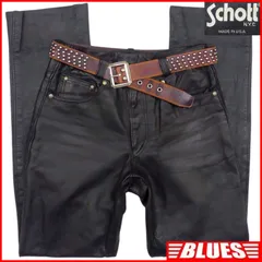 ショット レザーパンツ 本革 バイカー ブラック 28インチ USA製 楽天市場】SCHOTT ショット レザーパンツ ブラック系 28 【中古