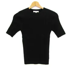 プロポーションボディ ドレッシング カットソー シャツ 5分袖 トップス 黒 レディース Fサイズ ブラック PROPORTION BODY DRESSING 【中古】のサムネイル