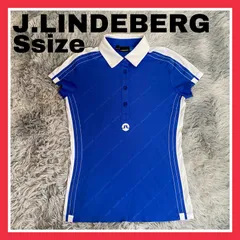 J.LINDEBERG ジェイリンドバーグ　レディース　sサイズ　ポロシャツ　半袖　ウエア　ゴルフ　ボタン　ストレッチ