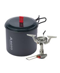 カップメンWクッカー&SOTOアミカスバーナー新品未使用品セット超