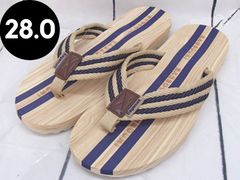 【Eagsouni】メンズ ビーチサンダル ブラウン×ブルー 28㎝ 250514W016