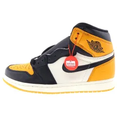 NIKE (ナイキ) AIR JORDAN 1 RETRO HIGH OG Taxi エア ジョーダン 1 レトロ タクシー ハイカットスニーカー イエロー/ブラック US7.5/25.5cm 555088-711