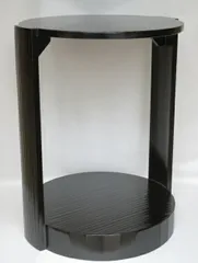 割引❗️【美品】 「母」京塗塗師 表朔 真台子 真塗 共箱　共布 (513F③) 割引❗️【美品】 「母」京塗塗師 表朔 真台子 真塗 共箱 共布