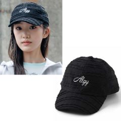 新品　algy（アルジー）  ぽこぽこキャップ　M（56㎝～58㎝）　CAP　帽子　黒　ブラック　女の子　G268015