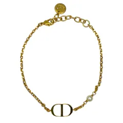 ディオール B1310PTCRS_D301 Petit CD ブレスレット アクセサリー CDロゴ シグネチャー レジンパール ゴールド Christian Dior レディース 高級感 上品デザイン 人気モデル
