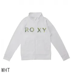 【WHT】ロキシー Roxy キッズ　MINI SIMPLY BOTANICAL LOGO STAND ラッシュガード UVカット 子ども服 【クリックポスト】