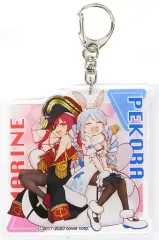 【中古】雑貨 宝鐘マリン＆兎田ぺこら ダイカットアクリルキーホルダー 「バーチャルYouTuber ホロライブ×MOLLY.ONLINE 第2弾」