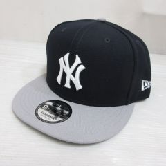 ニューエラ NEW ERA 9FIFTY MLB ニューヨーク ヤンキース ベースボール キャップ 帽子 M-L ネイビー×グレー クーパーズタウン スナップバック 正規品