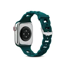 [38/40/41mm/ダークグリーン]Apple Watch バンド ベルト