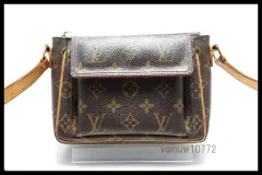 希少美中古■LOUIS VUITTON モノグラム ヴィバシテPM レザー ショルダーバッグ ルイヴィトン■0417cs44739
