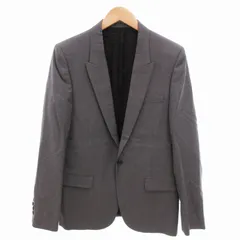 リチウム オム LITHIUM HOMME テーラードジャケット 総裏 シングル ウール モヘヤ混 48 グレー /HO◇ 0220 ■GY03のサムネイル
