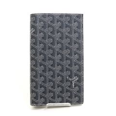 ゴヤール GOYARD 二つ折り 長財布 グレー ゴヤールディンキャンバス ロングウォレット【中古】Sランク