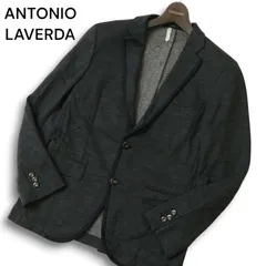 ANTONIO LAVERDA スーツカンパニー アントニオラヴェルダ breganze 秋冬★ テーラード ジャケット Sz.165cm-6Drop メンズ 灰