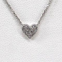 【スタージュエリー】Pt900 ダイヤモンドネックレス　0.08ct 40cm 1.9g