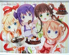 【中古】タペストリー(大型) ココア＆リゼ＆千夜＆シャロ B2タペストリー Sweet Cooking Time 「ご注文はうさぎですか? BLOOM ご注文はOIOIですか? in 渋谷マルイ」