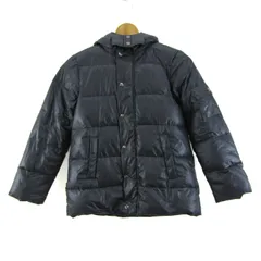 エーアーベー ダウンジャケット ジャンパー アウター ダウンパーカー キッズ 男の子用 140サイズ ブラック e.a.B 【中古】