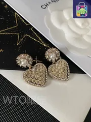 【今日特価】Chanel ヴィンテージ ダブル C ピアス 送料無料