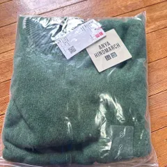 大特価！処分セール【新品】2023 ユニクロ アニヤハインドマーチ セーター グリーン