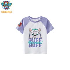 パウパトロール 夏大人気新作 超可愛い (Paw Patrol) 子供服 半袖Tシャツ トップス バイカラー 通学着 通園着