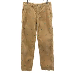 BEAUTY＆YOUTH UNITED ARROWS ビューティーアンドユース ユナイテッドアローズ 総柄 コーデュロイパンツ S ベージュ系 ボタンフライ メンズ 古着