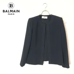 ☆ BALMAIN バルマン ノーカラー ウール ジャケット 38 2025年最新】BALMAIN レディース ノーカラージャケットの人気