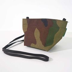 超美品 エルベシャプリエ 舟型ショルダーS お洒落 カモフラ 2885W