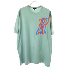 COMME des GARCONS HOMME PLUS コム デギャルソンオムプリュス 23SS プリントTシャツ PK-T008 グリーン系 M