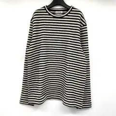 【中古】JIL SANDER+ Striped Wool Sweater  J47GC0114 ボーダー　サイズM セーター ニット ジルサンダープラス[17]のサムネイル