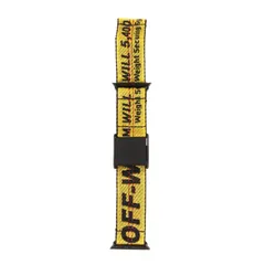 新品 OFF-WHITE オフホワイト 22AW インダストリアル ウォッチ ベルト / 腕時計 替えバンド (WATCH BELT BAND) イエロー ブラック ONE SIZE ファッション アイテム 雑貨 小物【メンズ】のサムネイル