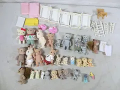 美品　エポック社　シルバニアファミリー サル　コアラ　ウサギ　赤ちゃん　セットのサムネイル