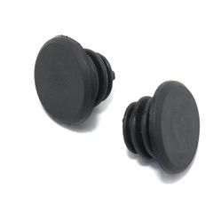 4個セット バーエンドプラグ x 2ペア ほぼ全ハンドル対応 ラバー系素材 エンドキャップ