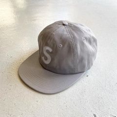 Supreme S logo 6-Panel cap light gray